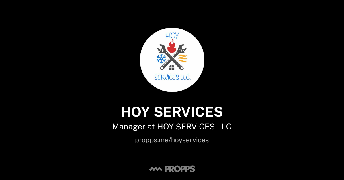 HOY SERVICES - Manager at HOY SERVICES LLC